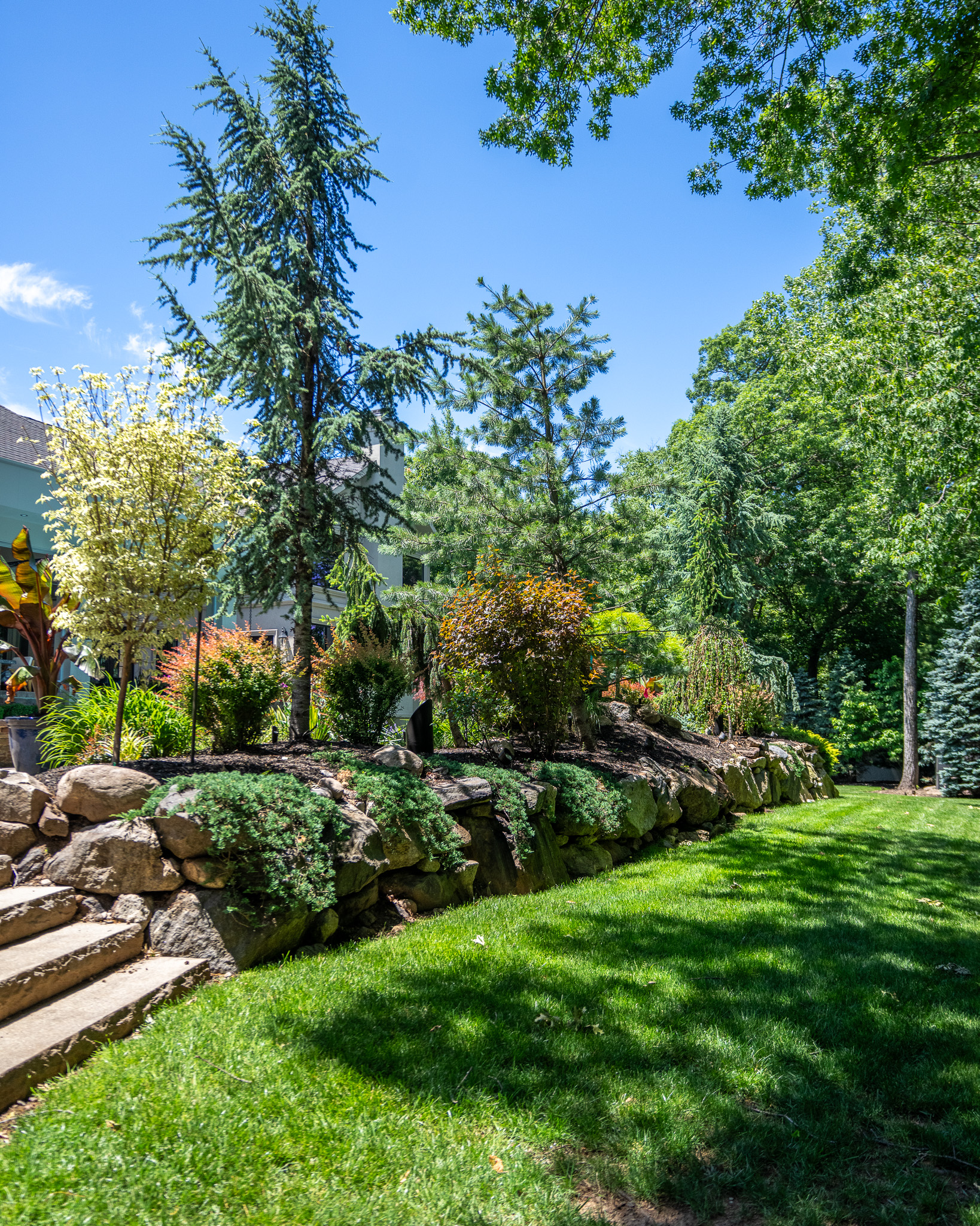 A Hillside Backyard on Three Levels — image 2