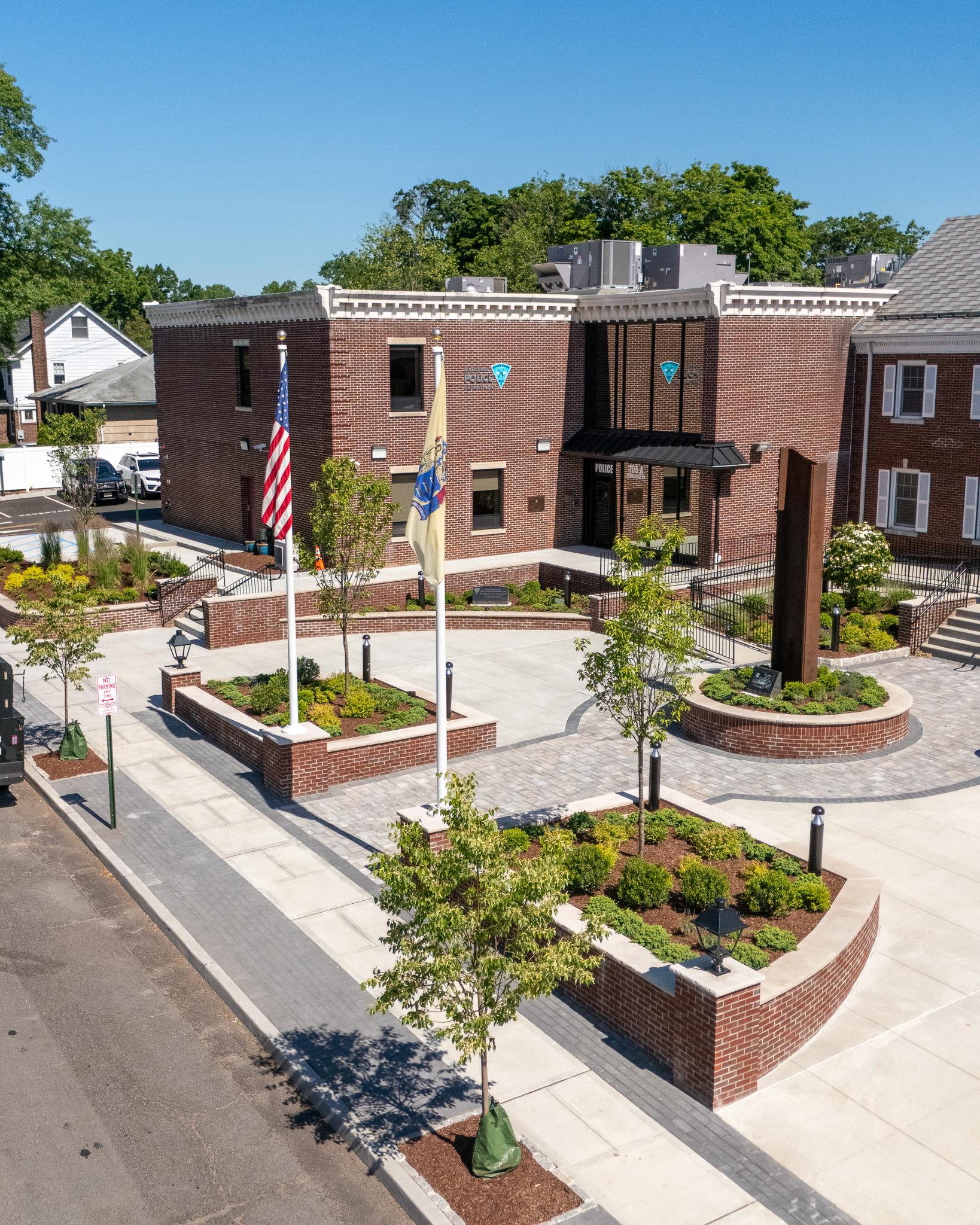 River Edge Town Hall Civic Plaza